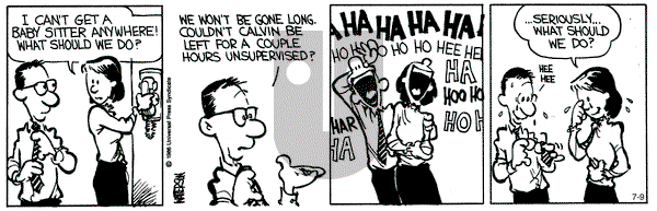 Calvin and Hobbes on Tuesday July 9, 1991 Comic Strip