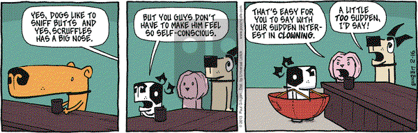 Pooch Cafe on Saturday February 16, 2013 Comic Strip