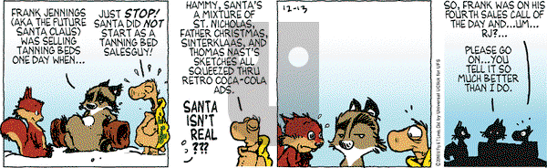 Over the Hedge on Tuesday December 13, 2016 Comic Strip