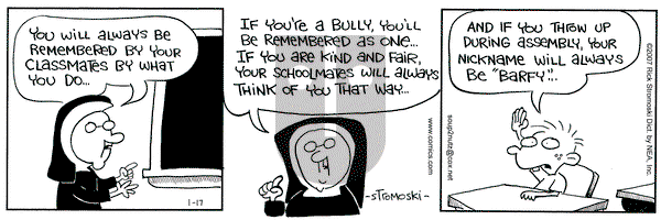 Soup to Nutz - Old on Wednesday January 17, 2007 Comic Strip