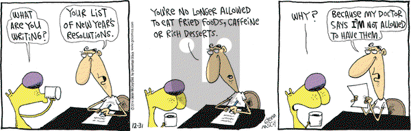 The Duplex on Wednesday December 31, 2014 Comic Strip