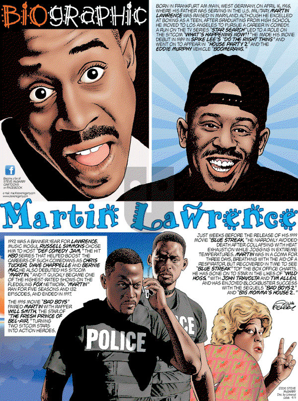 Biographic on Sunday April 11, 2010 Comic Strip