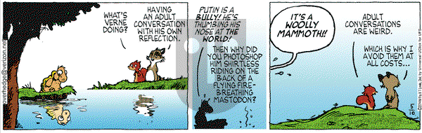 Over the Hedge on Saturday May 10, 2014 Comic Strip