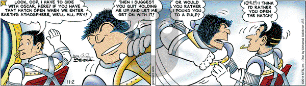 Alley Oop on Wednesday November 2, 2011 Comic Strip