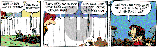 The Buckets on Friday July 22, 2011 Comic Strip