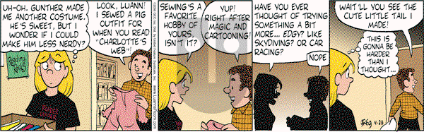 Luann on Monday April 28, 2008 Comic Strip