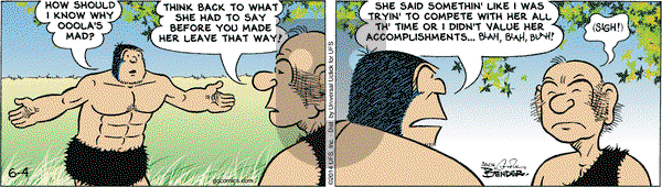 Alley Oop on Wednesday June 4, 2014 Comic Strip