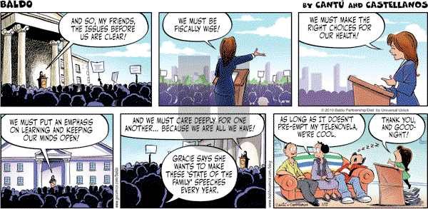 Baldo - Sunday January 17, 2010 Comic Strip