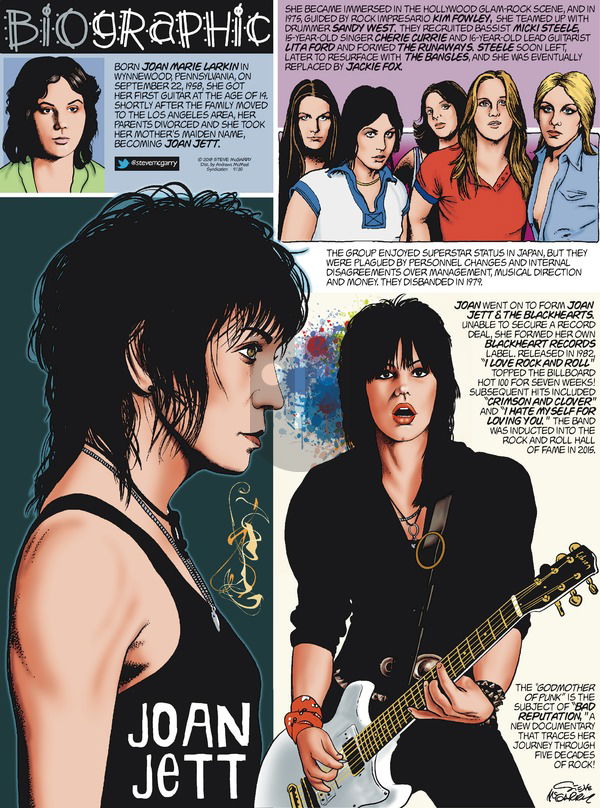 Biographic on Sunday September 30, 2018 Comic Strip
