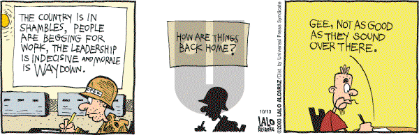 La Cucaracha - Friday October 13, 2006 Comic Strip