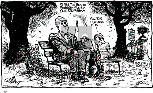 Pat Oliphant on Sunday August 21, 1994 Comic Strip