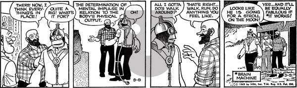 Alley Oop on Tuesday September 9, 1969 Comic Strip