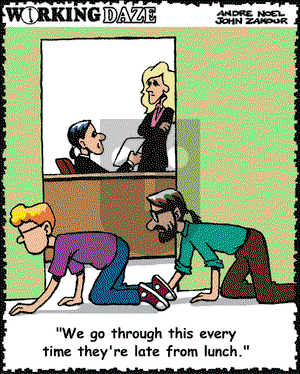 Working Daze on Thursday July 25, 2002 Comic Strip