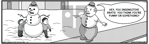 F Minus on Wednesday January 10, 2007 Comic Strip