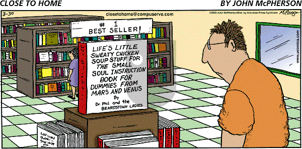 Close to Home on Sunday March 30, 2003 Comic Strip