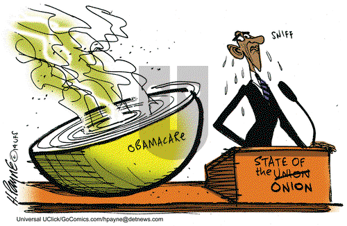 Henry Payne on Tuesday January 28, 2014 Comic Strip