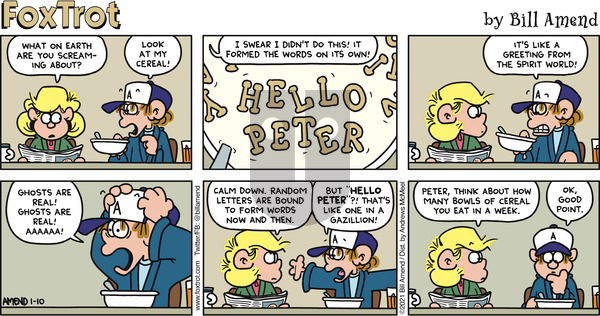 FoxTrot on Sunday January 10, 2021 Comic Strip