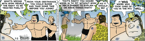 Alley Oop on Wednesday July 3, 2013 Comic Strip