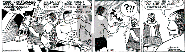 Alley Oop on Saturday January 30, 1999 Comic Strip