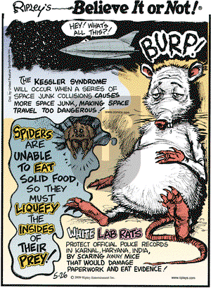 Ripley's Believe It or Not on Tuesday May 26, 2009 Comic Strip