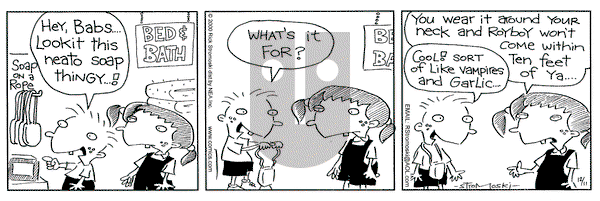 Soup to Nutz - Old on Monday December 11, 2000 Comic Strip