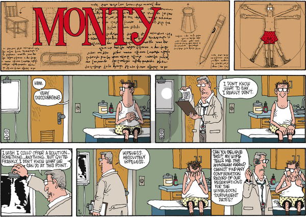 Monty on Sunday April 14, 2013 Comic Strip