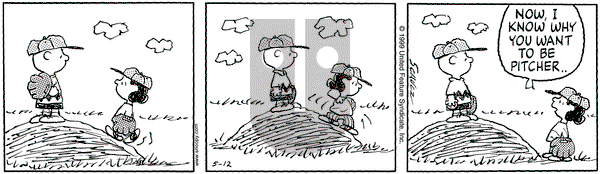 Peanuts on Wednesday May 12, 1999 Comic Strip