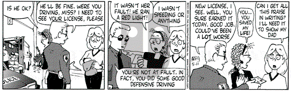 Luann on Friday May 11, 2001 Comic Strip
