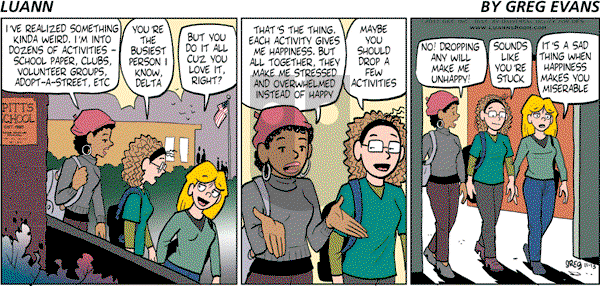 Luann on Sunday November 13, 2011 Comic Strip