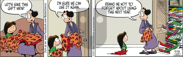 Baldo on Monday December 26, 2011 Comic Strip