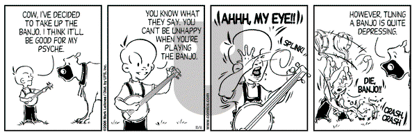 Cow and Boy Classics on Monday October 16, 2006 Comic Strip