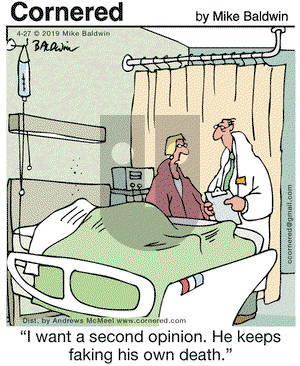 Cornered on Saturday April 27, 2019 Comic Strip