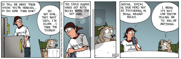 Get Fuzzy - Wednesday July 4, 2007 Comic Strip