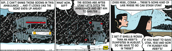Rip Haywire on Monday January 2, 2017 Comic Strip