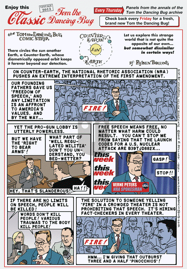Tom the Dancing Bug on Thursday August 22, 2019 Comic Strip