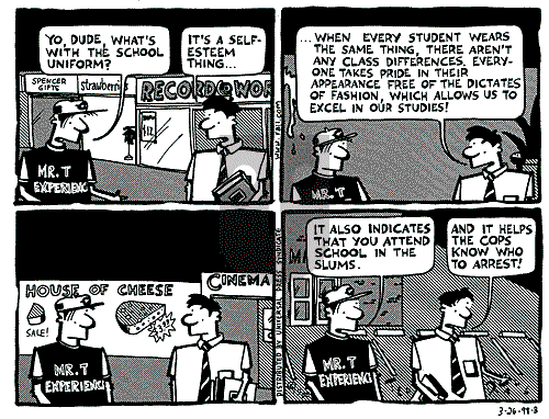 Ted Rall on Saturday March 28, 1998 Comic Strip