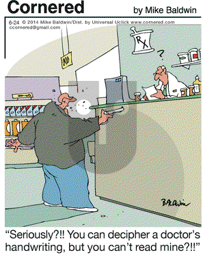 Cornered on Tuesday June 24, 2014 Comic Strip