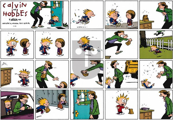 Calvin and Hobbes on Sunday November 22, 2015 Comic Strip