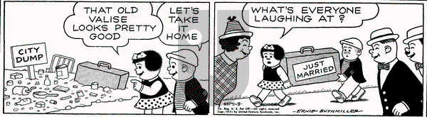 Nancy on Wednesday September 8, 1971 Comic Strip