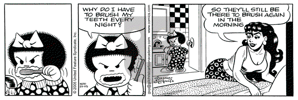 Nancy on Tuesday November 29, 2005 Comic Strip