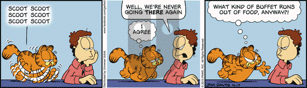 Garfield on Friday April 17, 2015 Comic Strip