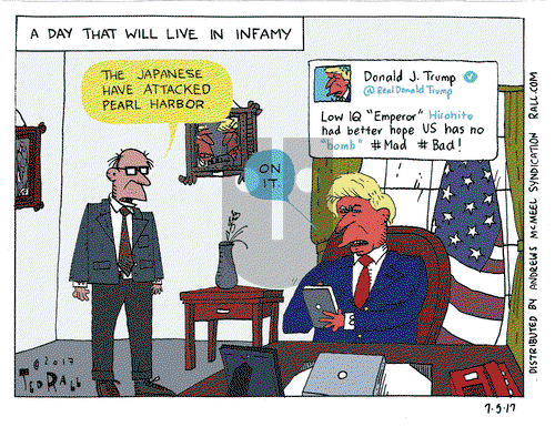 Ted Rall on Wednesday July 5, 2017 Comic Strip