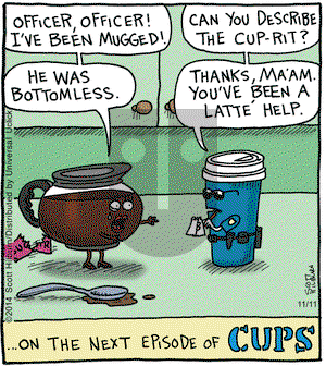 The Argyle Sweater on Tuesday November 11, 2014 Comic Strip