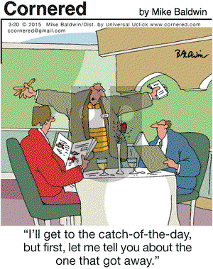 Cornered on Friday March 20, 2015 Comic Strip