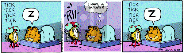 Garfield on Tuesday August 10, 1993 Comic Strip
