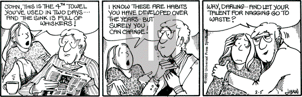 For Better or For Worse on Tuesday February 5, 1980 Comic Strip