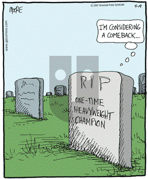 In the Bleachers on Thursday April 19, 2007 Comic Strip