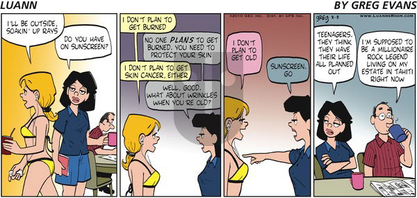 Luann on Tuesday September 7, 2010 Comic Strip