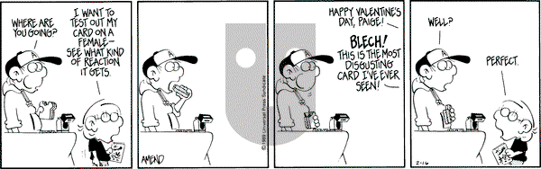 FoxTrot - Thursday February 16, 1989 Comic Strip