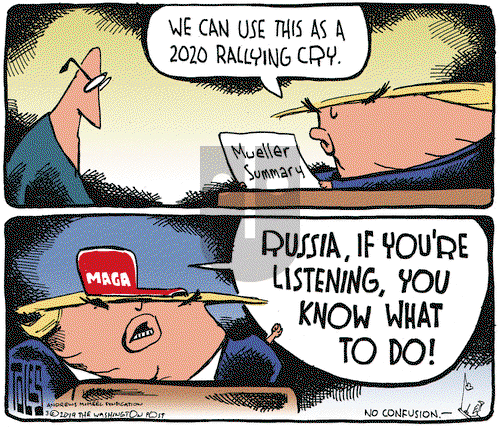 Tom Toles on Wednesday March 27, 2019 Comic Strip
